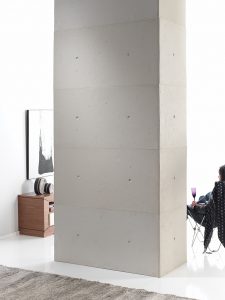 320 Grey faux concrete stone wall covering