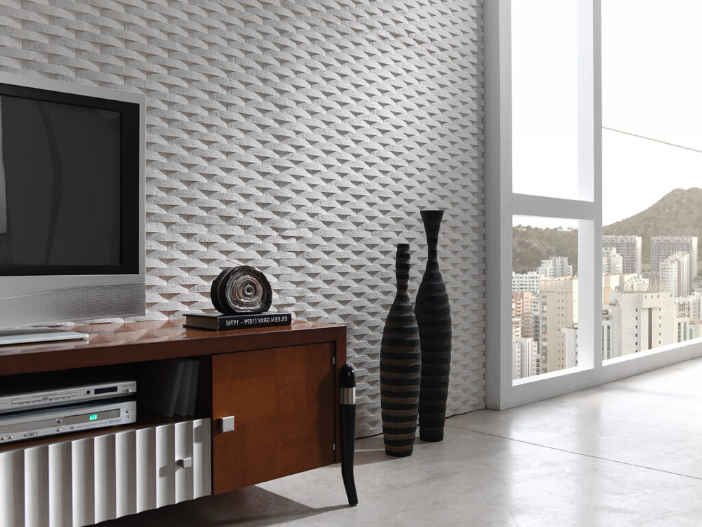 401 White Emphasis Wall Cladding - Restaurant