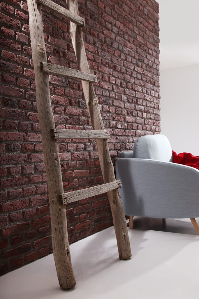 Urban Faux Brick wall panels living room (509)